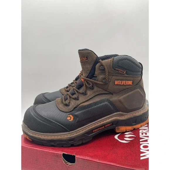 Wolverine Overpass CarbonMAX W10717 Mens Brown Black Work  display picture 2